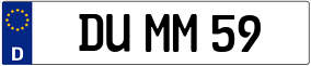 Truck License Plate